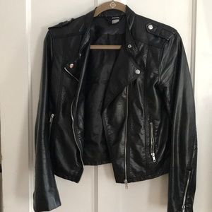 H&M faux leather jacket